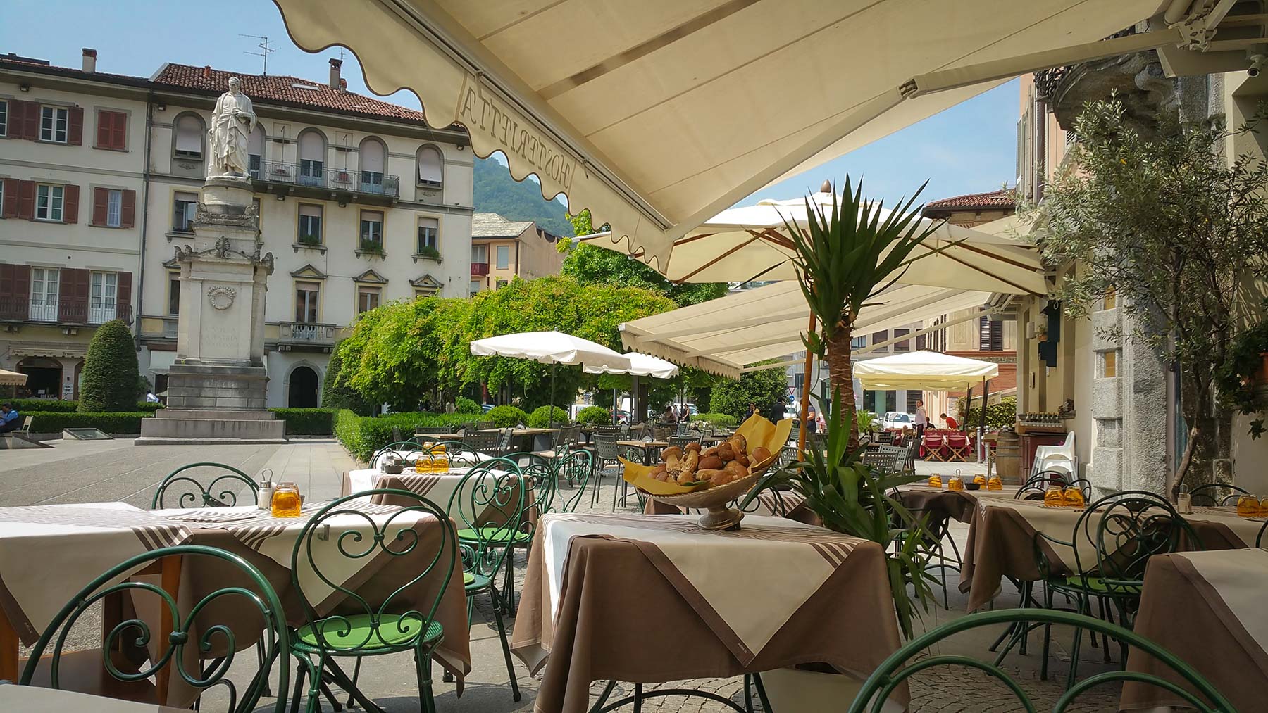 Our beautiful Piazza Volta